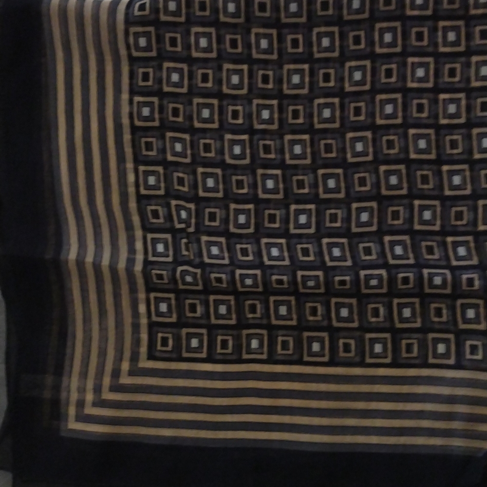(421) Set Of 3 Silk Scarfs Square 20 Inches Casual Corner 90s Vintage View 6